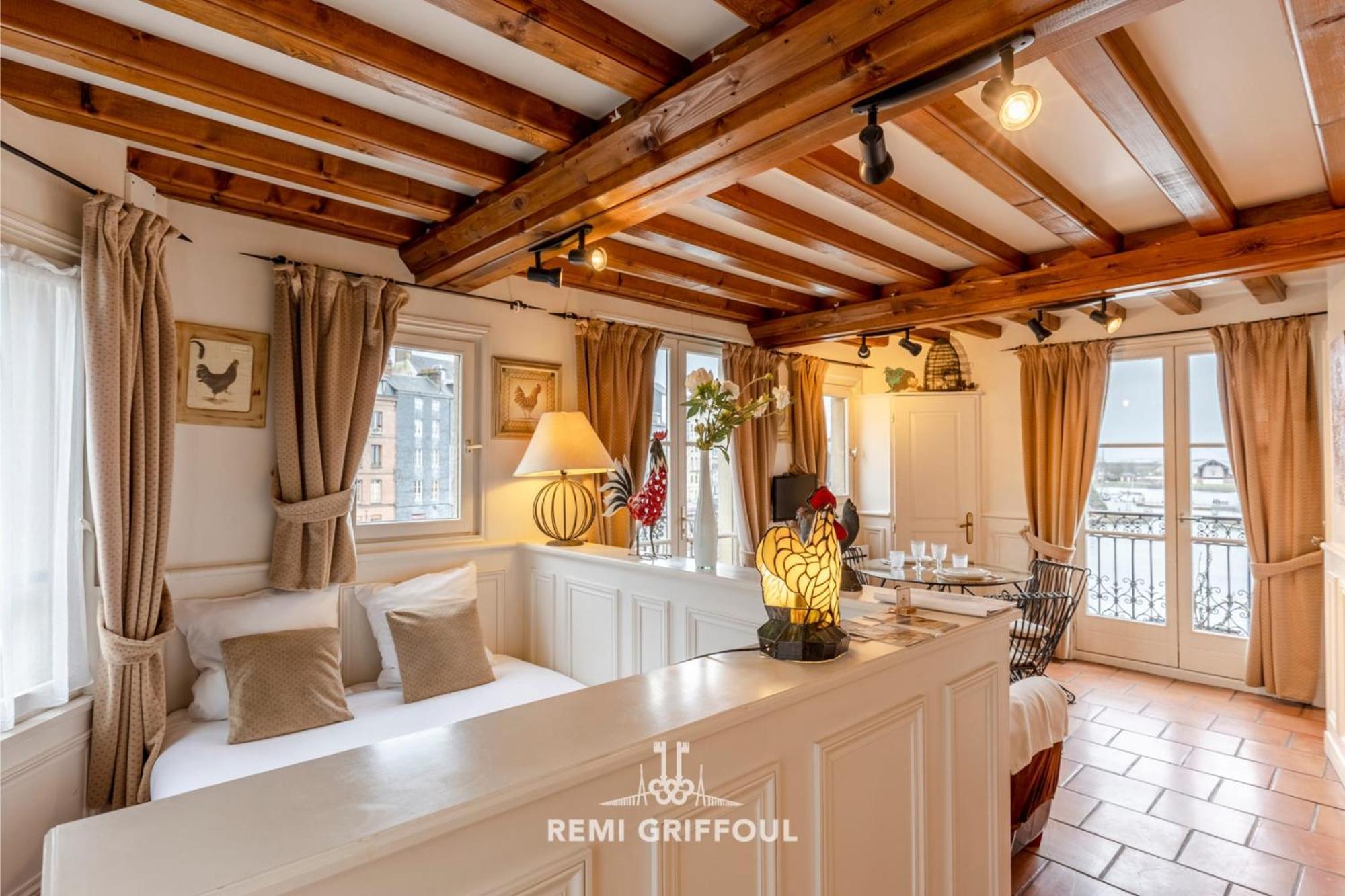 Key West - Charming Studio On The Port Of Honfleur - Superb 360 View Bagian luar foto