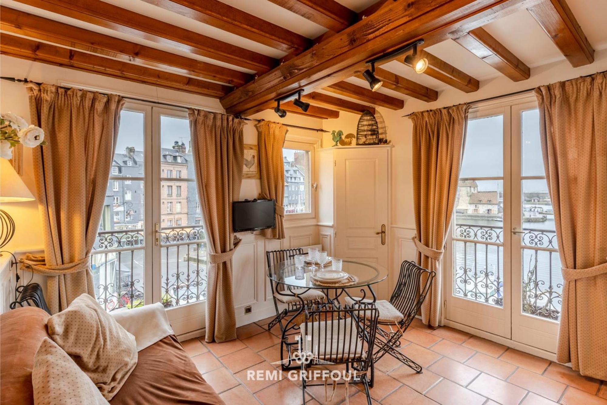 Key West - Charming Studio On The Port Of Honfleur - Superb 360 View Bagian luar foto